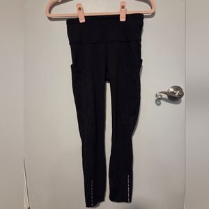 Lulu Fast&Free Leggings 7/8 With Pockets, Size 4